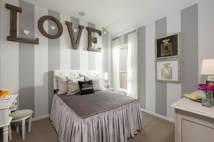 design de quarto infantil branco e cinza
