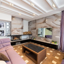 Como projetar o interior da sala de estar em uma casa particular?-4