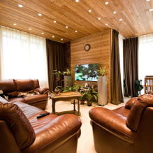 Como projetar o interior de uma sala de estar em uma casa particular?-6
