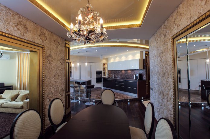Sala de jantar em estilo Art Déco