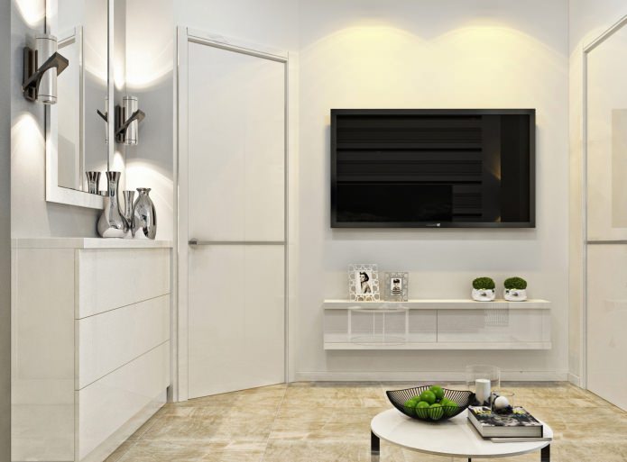 TV na parede