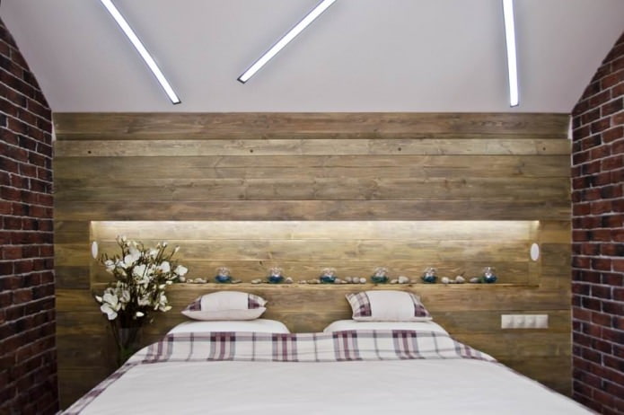 sótão projeto de design de quarto