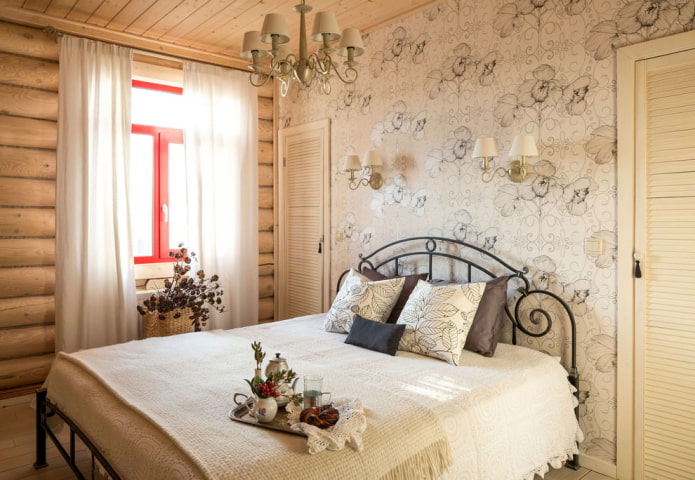 quarto em estilo campestre