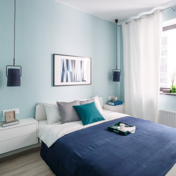 Quarto azul claro