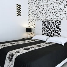 Interior em preto e branco: características de design, 60 fotos - 11