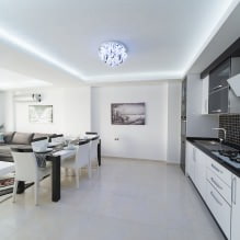 Interior em preto e branco: características de design, 60 fotos - 6