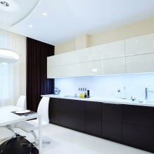 Interior em tons de preto e branco: características de design, 60 fotos-1