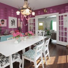Interior em tons de roxo: combinações, avaliação por cômodos, 70 fotos - 0