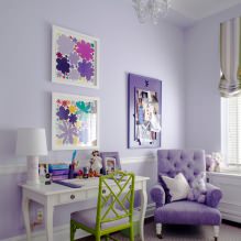 Interior em tons de roxo: combinações, avaliação por cômodo, 70 fotos - 17