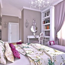 Interior em tons de roxo: combinações, avaliação por cômodos, 70 fotos - 15