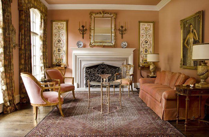 sala em estilo clássico