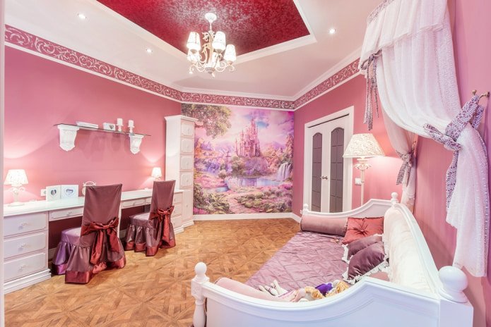 quarto infantil rosa