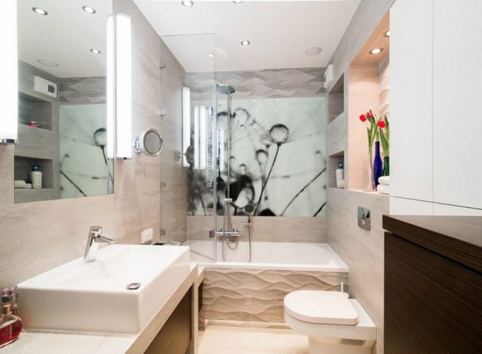 interior de banheiro em estilo moderno