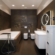 Interior de banheiro em estilo moderno: 60 melhores fotos e ideias de design-2