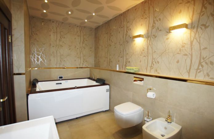 interior do banheiro em estilo moderno