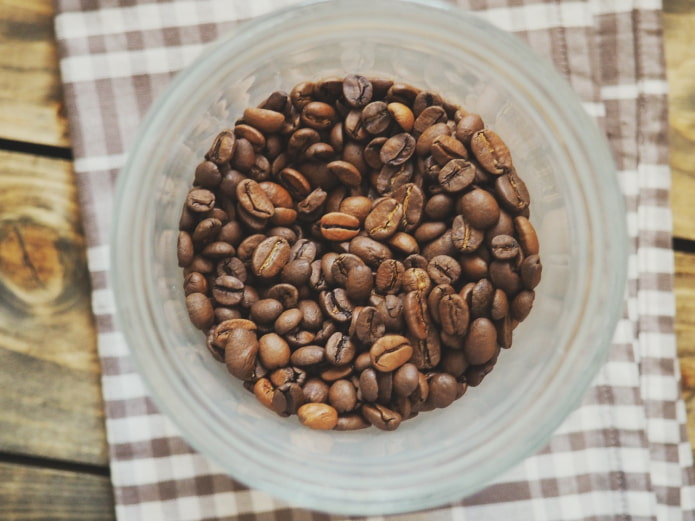 Grãos de café contra odores