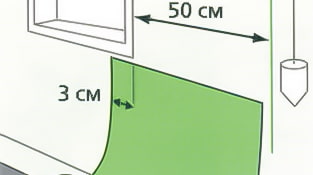 instruções de papel de parede