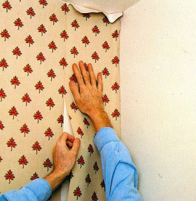 colar papel de parede nos cantos