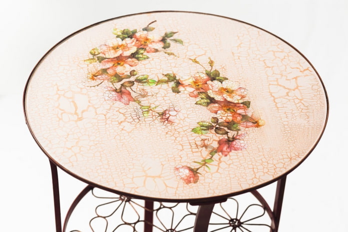 Mesa com craquelure