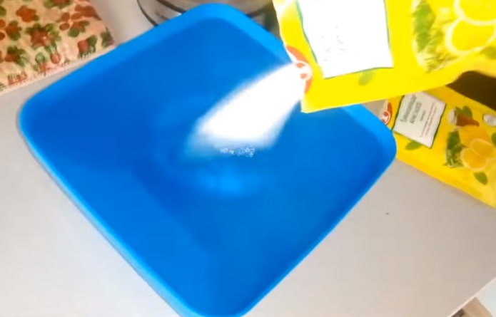 preparando a solução