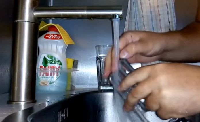 lavagem do elemento de aquecimento