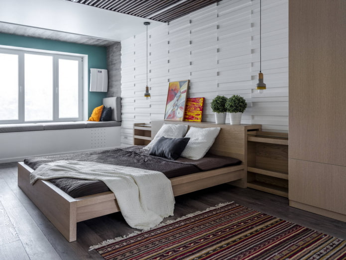 Cama perto da parede