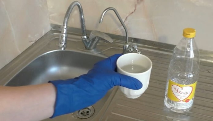Vinagre para remover calcário