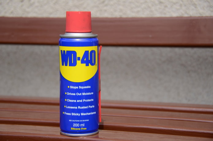 WD-40 contra arranhões
