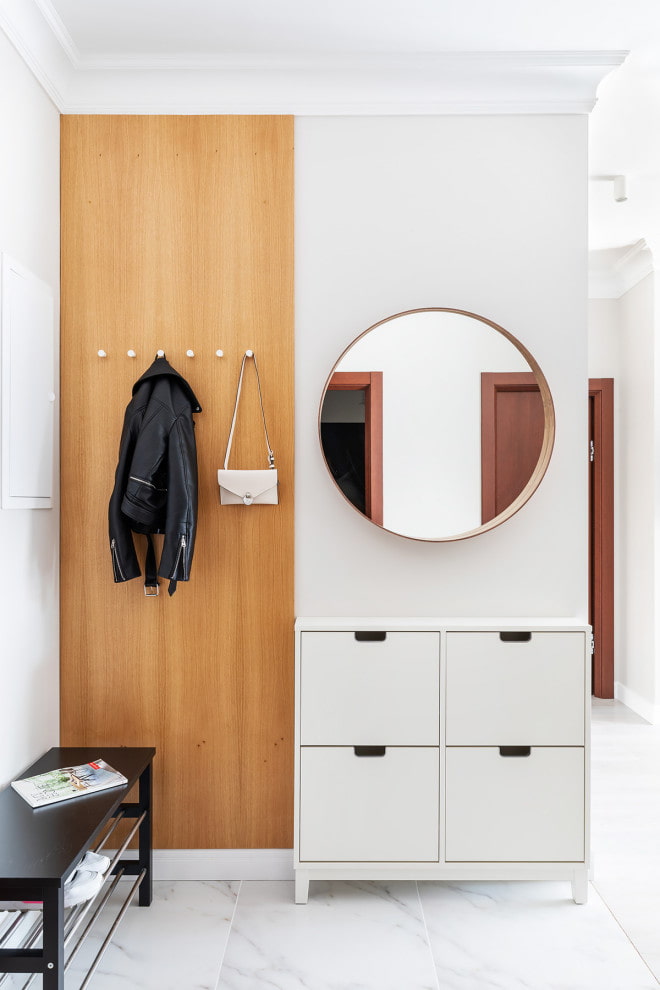 Área de entrada em estilo minimalista