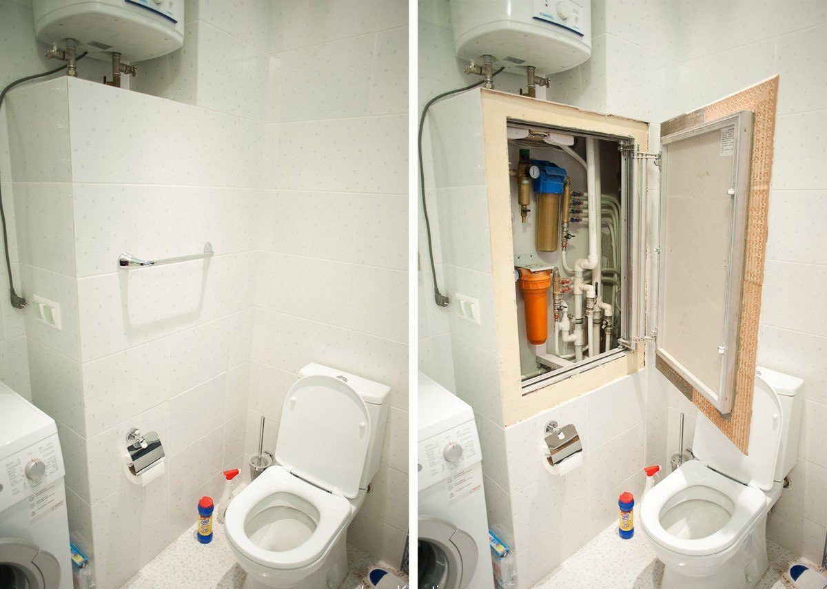 Como esconder canos no vaso sanitário: opções e instruções com fotos e vídeos