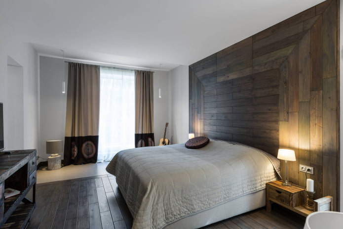 Quarto com parede de destaque