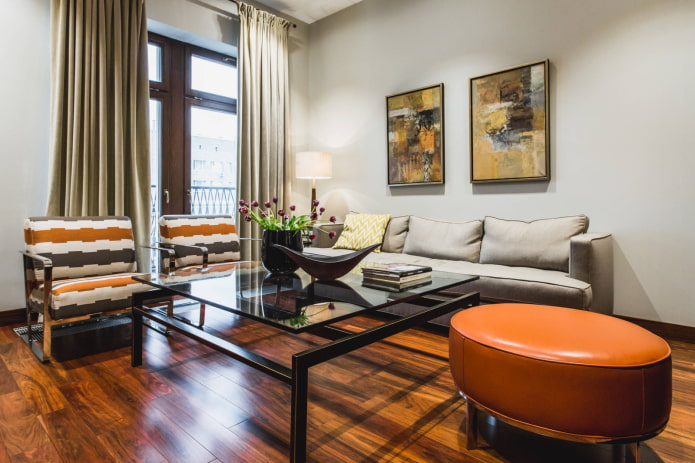 Sala de estar luxuosa