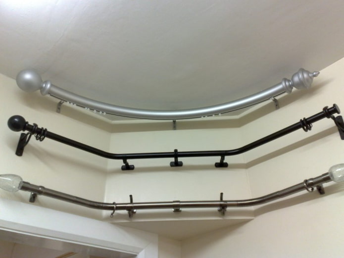 Cornija tubular semicircular