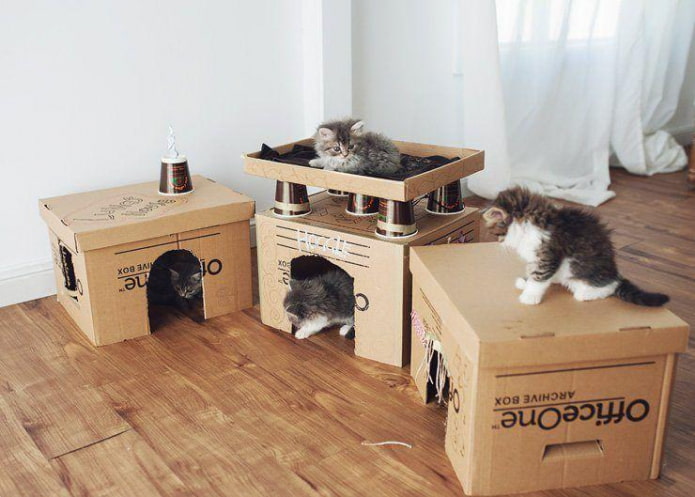 casas para gatos