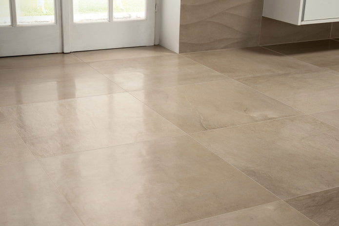 qual a aparência do porcelanato acetinado