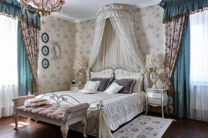cama com dossel