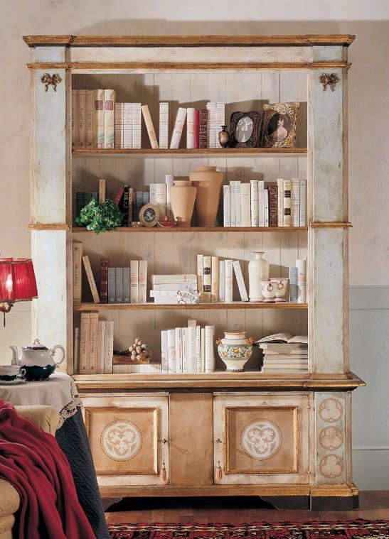 design de estante no interior