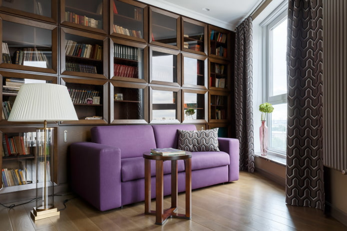 design de estante no interior