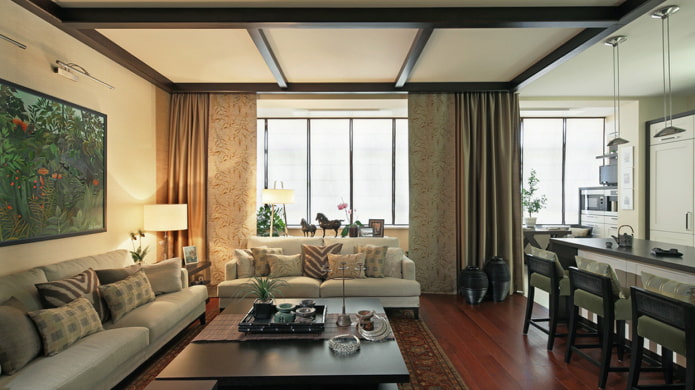 Cortinas e cortinas japonesas