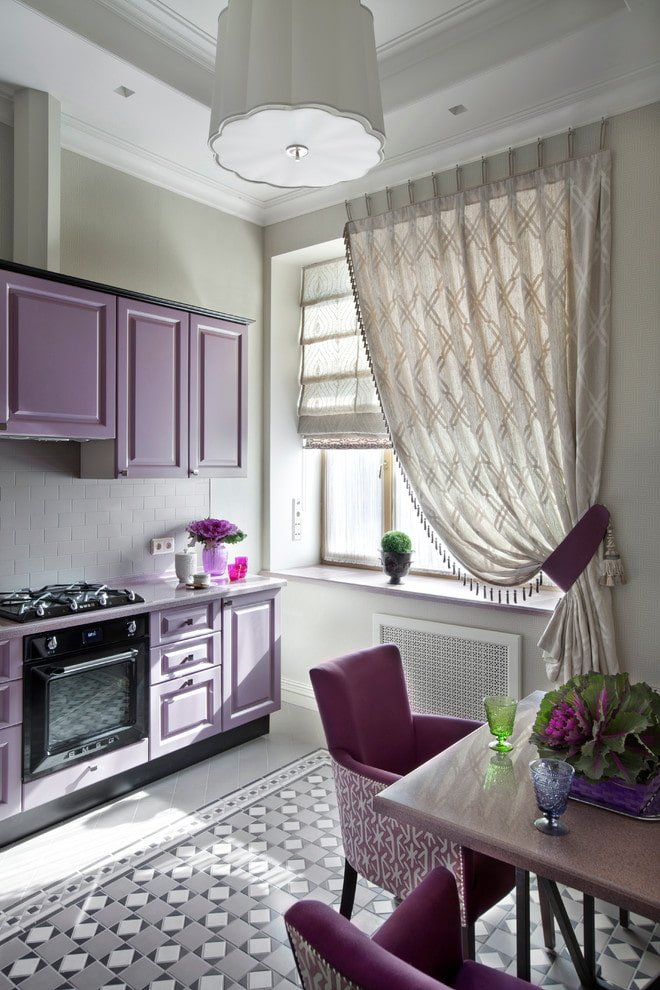cortinas de diferentes comprimentos