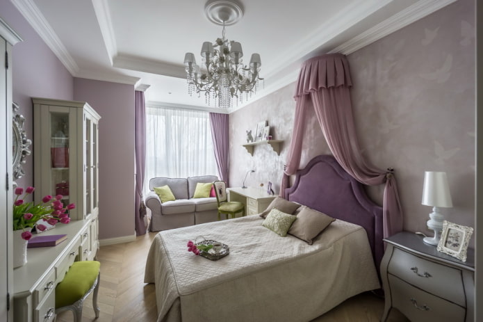 Quarto de 9 metros quadrados para uma menina
