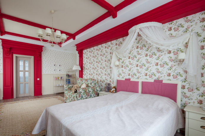 design de um quarto grande para uma adolescente