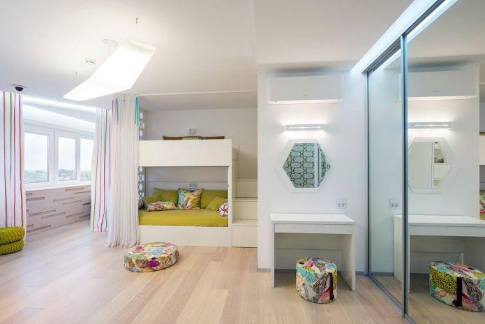 projeto de quarto para duas meninas