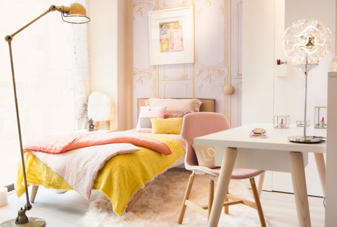 quarto de adolescente em estilo escandinavo