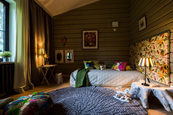 projeto de quarto de sótão para adolescente