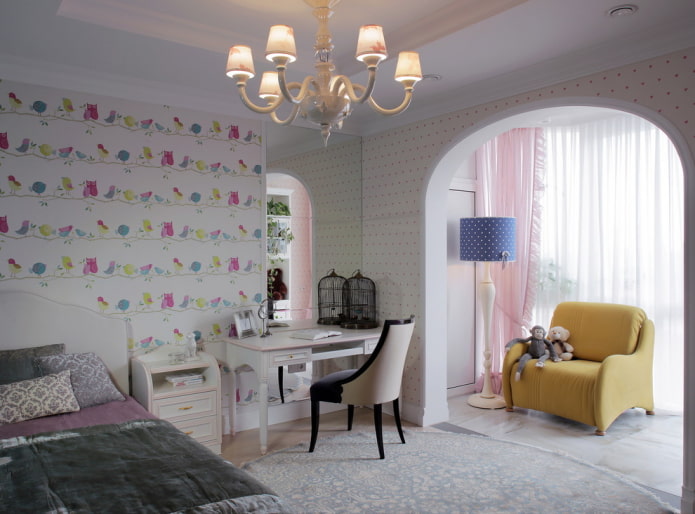 layout de quarto para uma adolescente