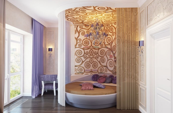 quarto para uma adolescente em estilo moderno