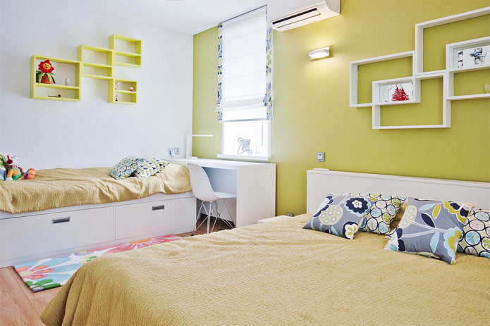 mobiliando um quarto para duas meninas