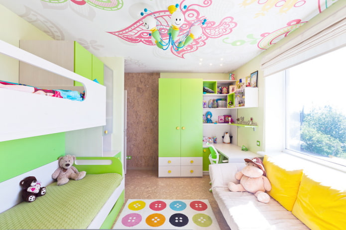 decoração de quarto para duas meninas