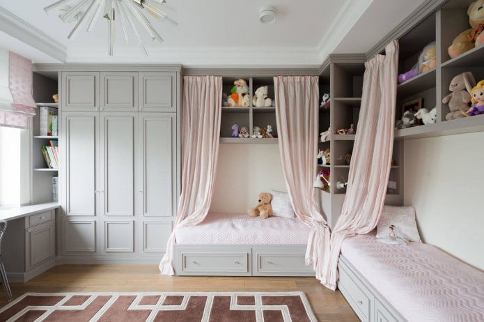 mobiliar um quarto para duas meninas